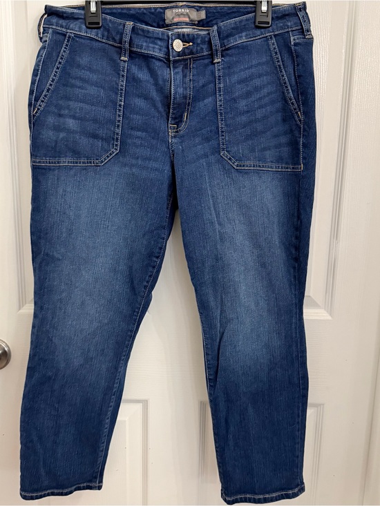 torrid Denim - torrid Dark Blue Cropped Ankle Jeans